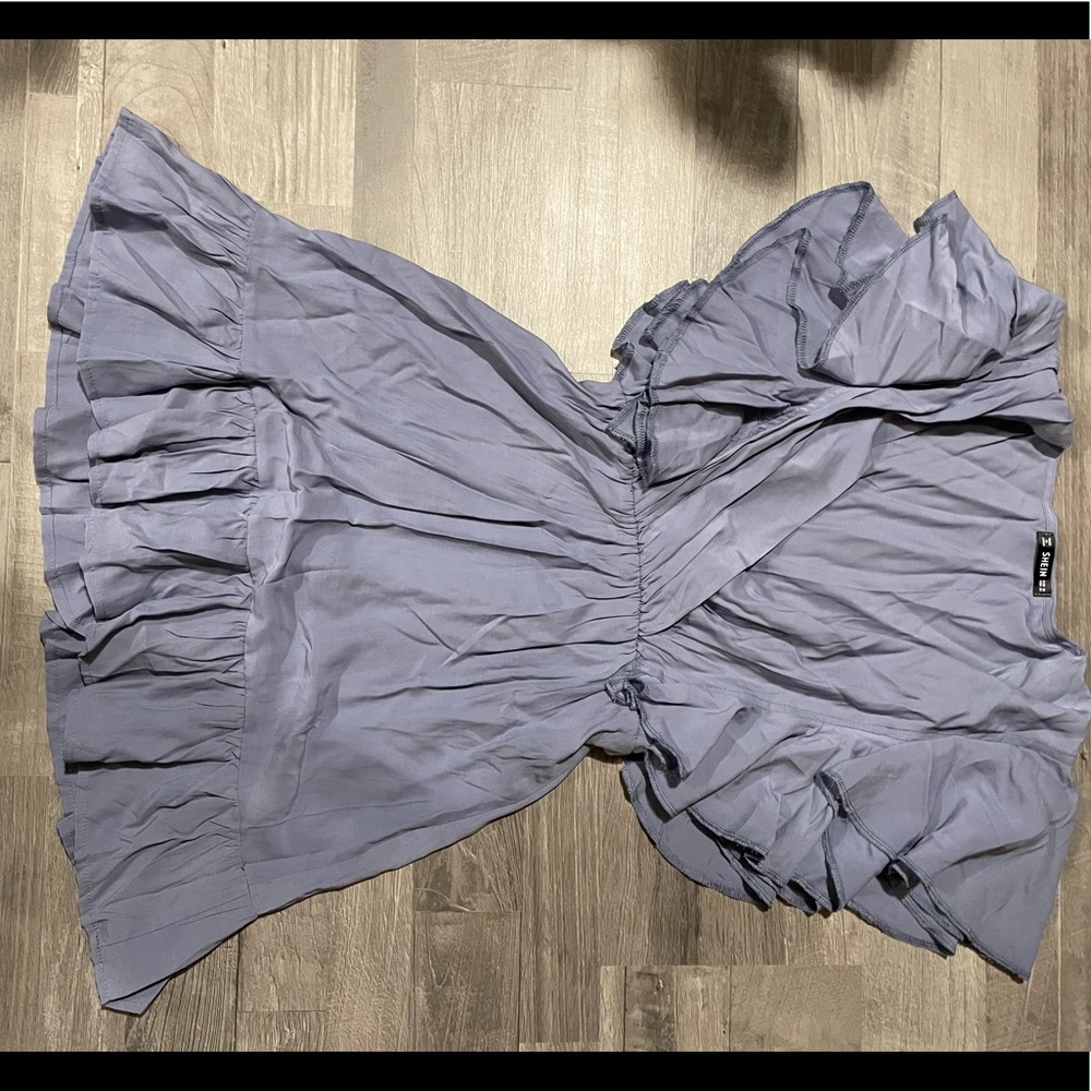 Shein low neck line dress